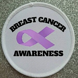 3 inch Breast Cancer Awareness patch badge