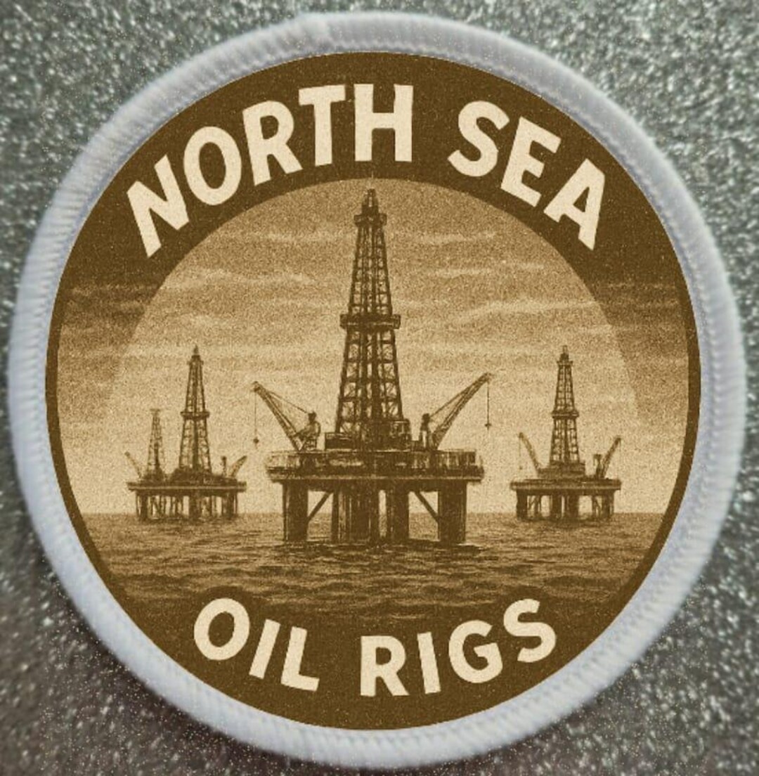3 Inch North Sea Oil Rigs Rig Sublimation Patch Badge - Etsy