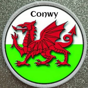 3 Inch Conwy Wales Patch Badge