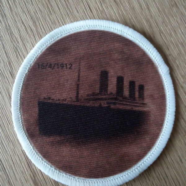 The Titanic Memorial 3 inch Patch Badge