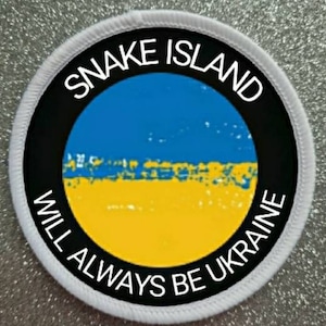 3 inch Snake Island Will Always Be Ukraine Patch Badge