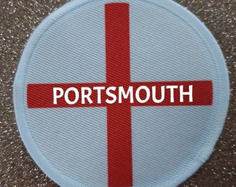 3 Inch Portsmouth England Patch Badge