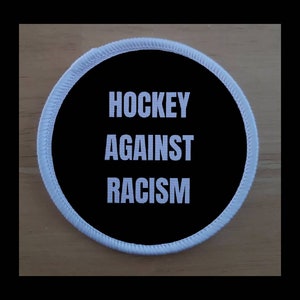 Hockey Against Racism Anti Racism 3 Inch Patch Badge