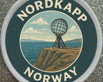 Insigne de 3 pouces, cap Nord, Norvège.