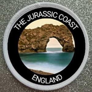 3 Inch Jurassic Coast England Patch Badge.