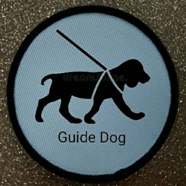 3 inch Guide Dog Patch Badge