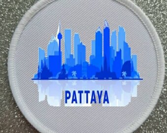7,5 cm Pattaya Thailand-märke