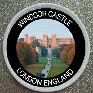3 Inch Windsor Castle London Patch Badge.