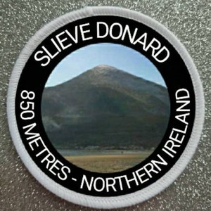 3 inch Slieve Donard Mountain Northern Ireland patch badge