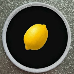 3 inch Lemon patch badge