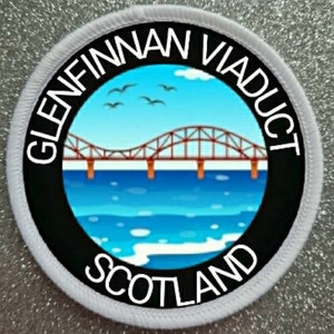 3 inch Glenfinnan Viaduct Scotland patch badge
