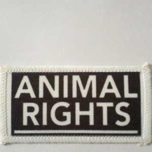 Animal Rights 3 inch Patch Badge