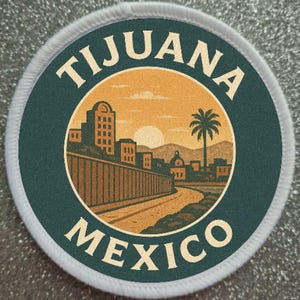 3 Inch Tijuana Mexico Patch Badge