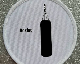 3" Box Sublimation Patch Anstecker.