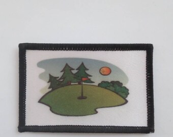 Golf 3 Inch Patch Badge