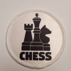 Chess Player Game 3 inch Patch Badge