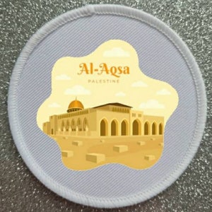3 inch Al-Aqsa Palestine patch badge