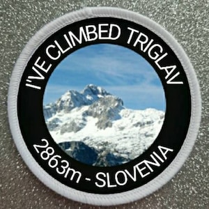3 inch Triglav Slovenia patch badge