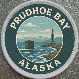 3インチ プルドーベイ アラスカ USA パッチ バッジ