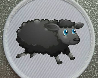 3 Zoll Black Sheep Aufnäher Aufnäher Anstecker
