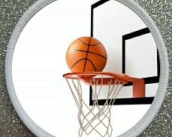 3 inch Basketball patch badge