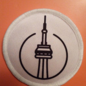 CN Tower Toronto Canada 8cm Patch Badge