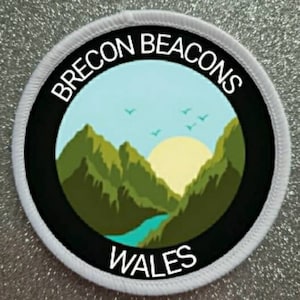 3 inch Brecon Beacons Wales patch badge