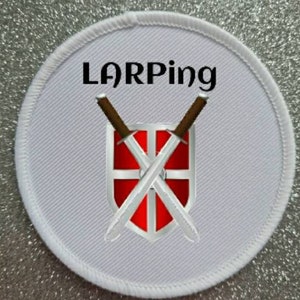3 inch Larping patch badge