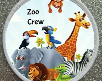 3 Inch Zoo Crew patch badge