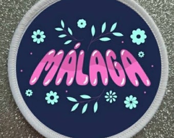 Parche de Málaga, España, de 3 pulgadas