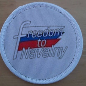 3 inch Alexei Navalny Russian Opposition Anti Corruption Patch Badge