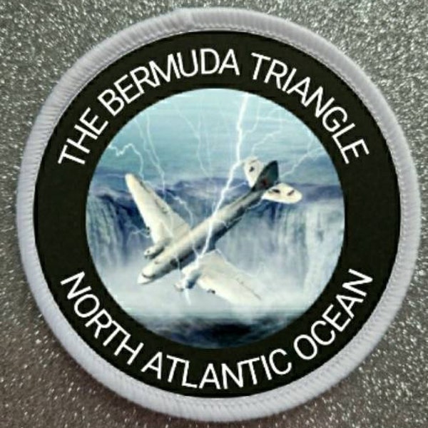 3 inch The Bermuda Triangle patch badge