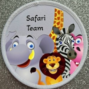 3 Inch Safari Team patch badge