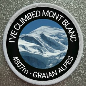 3 inch Mont Blanc patch badge