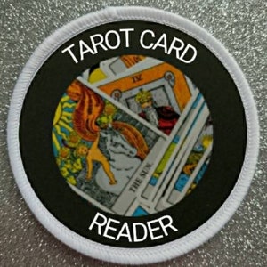 3 inch Tarot Card Reader patch badge