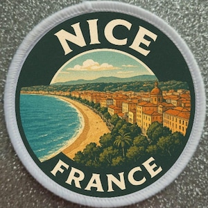 3 Inch Nice France Sublimation Patch Badge