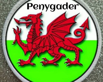 3 Inch Penygader Wales Patch Badge