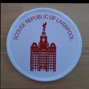 3 inch Scouse Republic of Liverpool patch badge