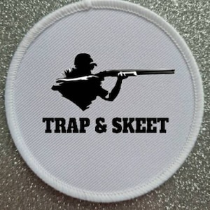 3 Inch Trap and Skeet Shooting Patch Badge