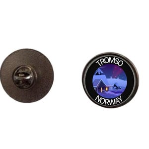 2.4cm Tromso Norway Pin Badge