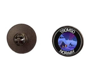 2.4cm Tromso Norway Pin Badge