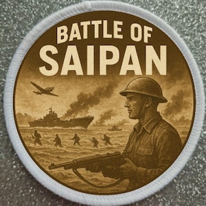Insigne de la bataille de Saipan, Seconde Guerre mondiale, 3 pouces