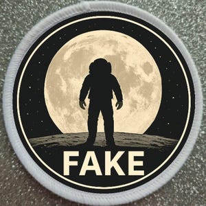 3-Zoll-Fake Moon Landing Patch