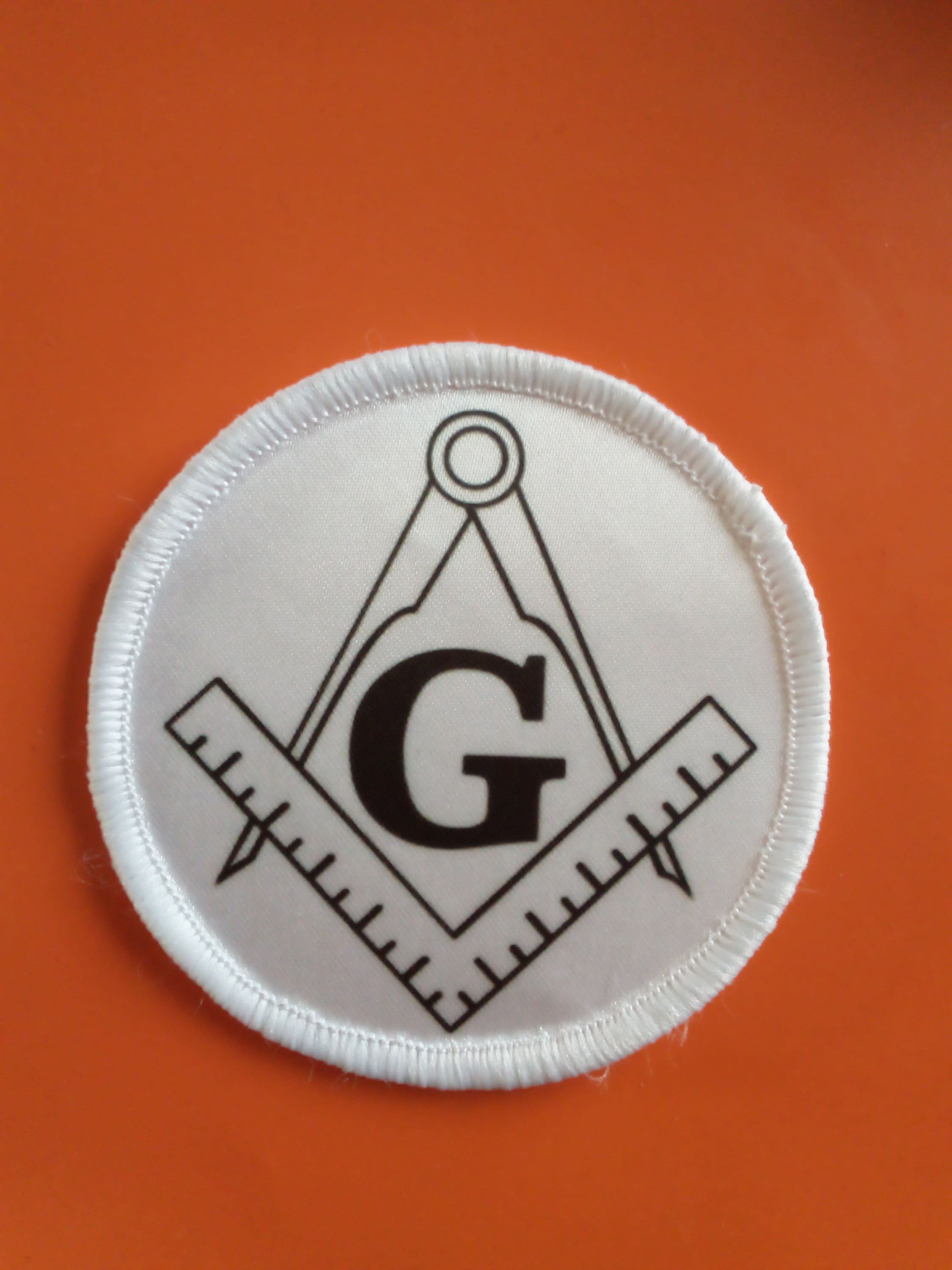 Freemasons Masons Masonic Lodge 3" Sublimation Iron Or Sew On Patch Badge 