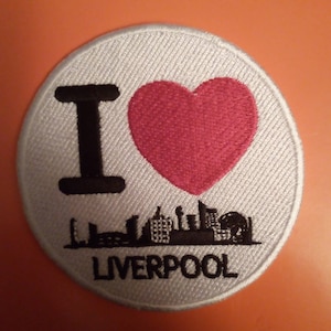 Ich liebe Liverpool UK Patch (Badge) 8cm Patch