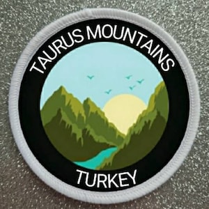 3 inch Taurus Mountains Turkey patch badge