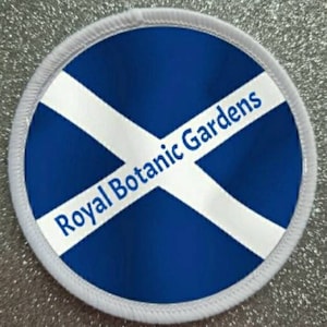 Royal Botanic Gardens Schottland 3 Zoll Patch Anstecker