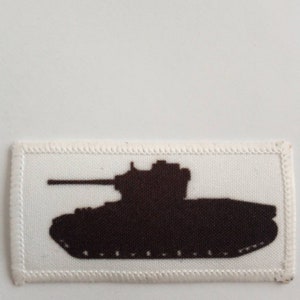 3 inch Military Tank Sew on Patch Badge