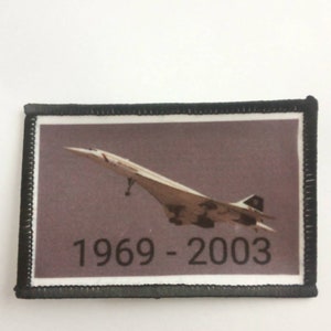 3 inch Concorde 1969 - 2003 patch badge