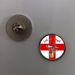 2.5cm English Military Remembrance Enamel Pin Badge